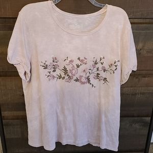 Floral tee shirt